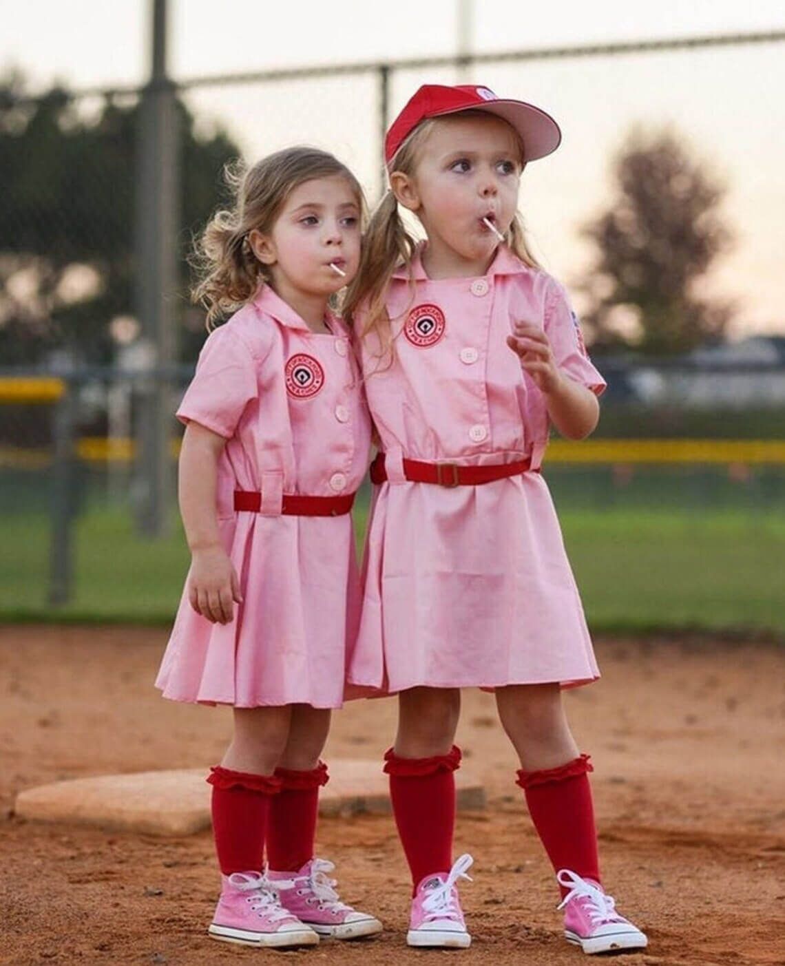 Red Ruffle Knee High Socks