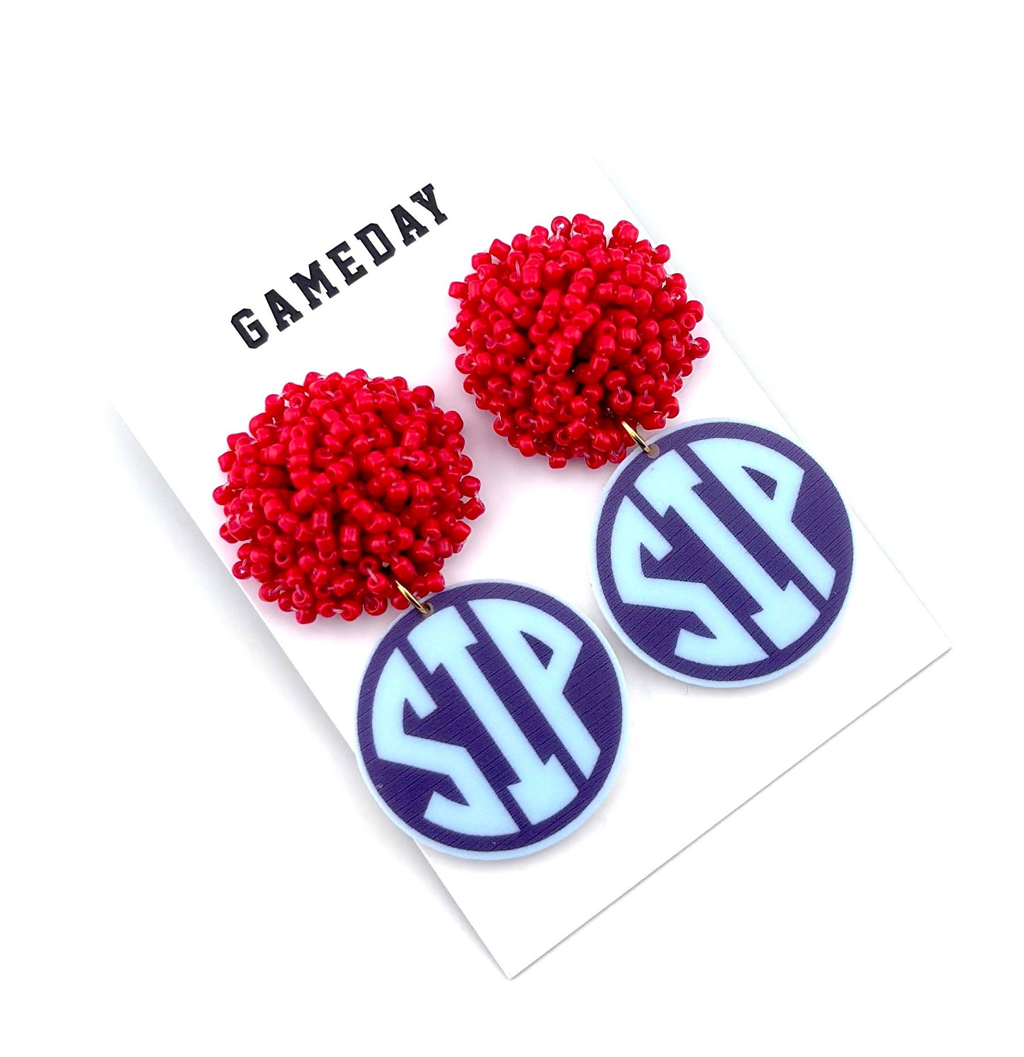 Ole Miss SIP Earrings