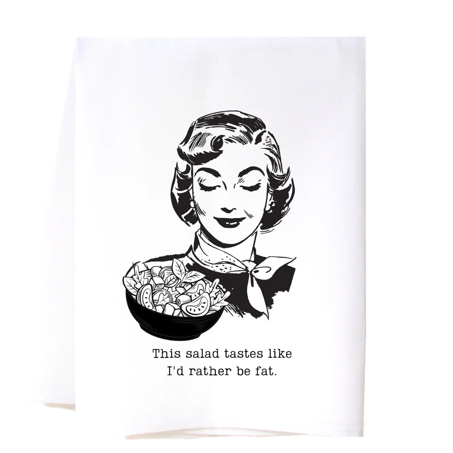 Snarky Flour Sack Tea Towel
