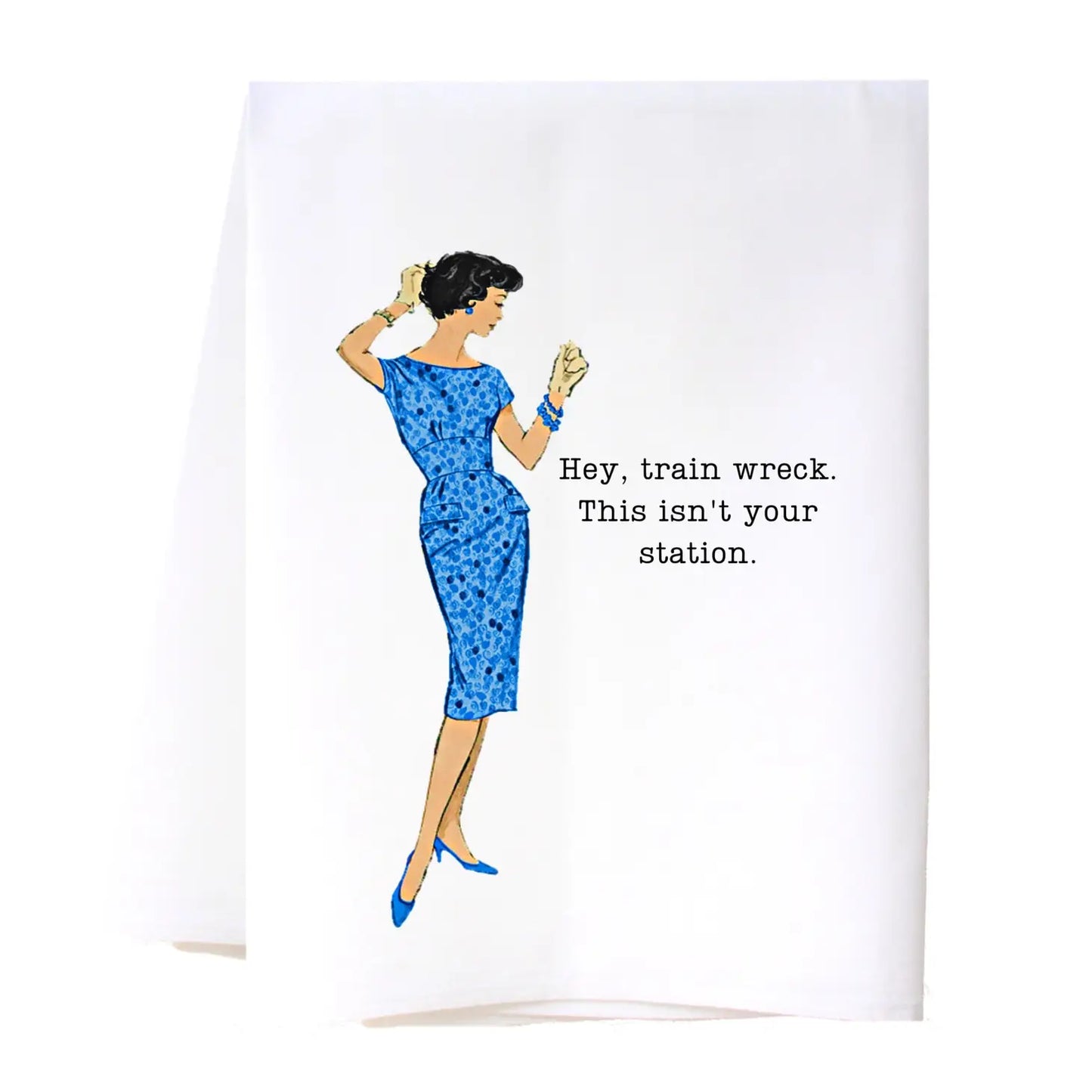 Snarky Flour Sack Tea Towel