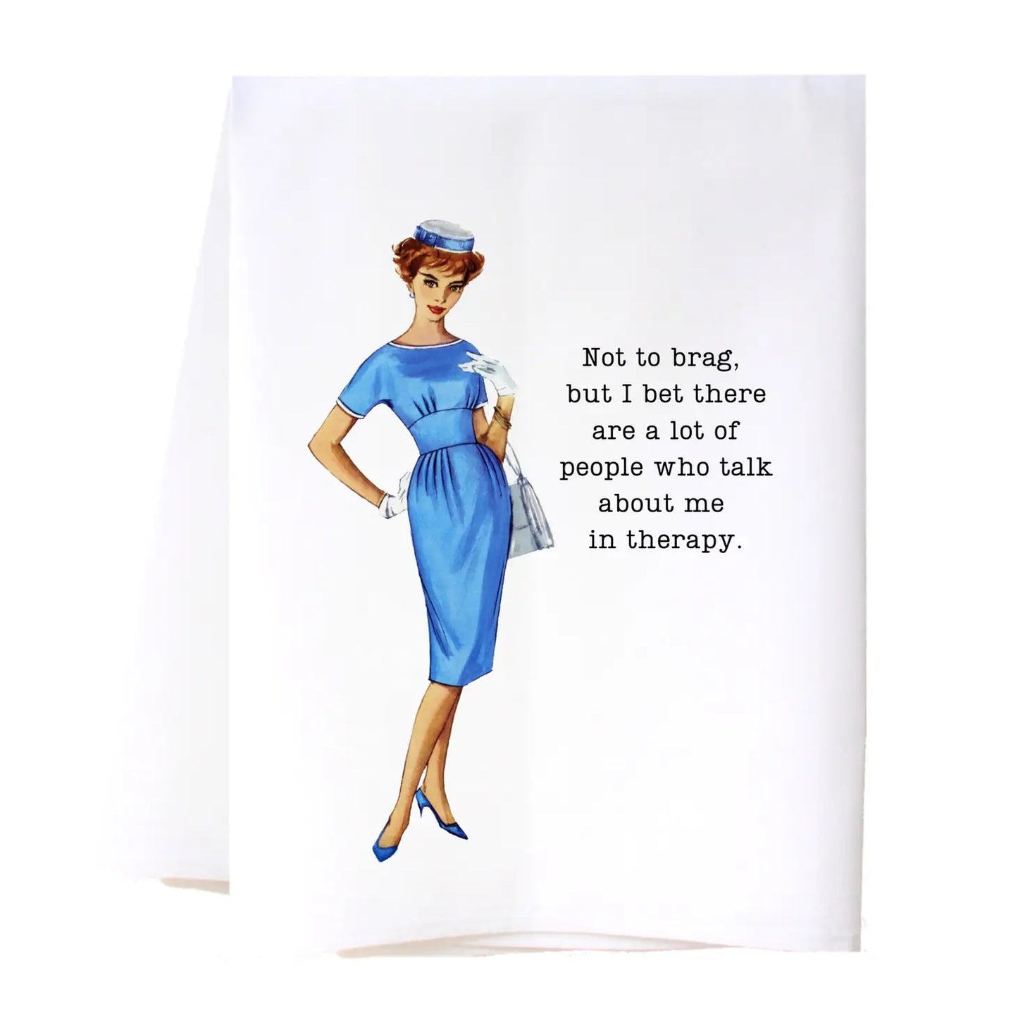 Snarky Flour Sack Tea Towel