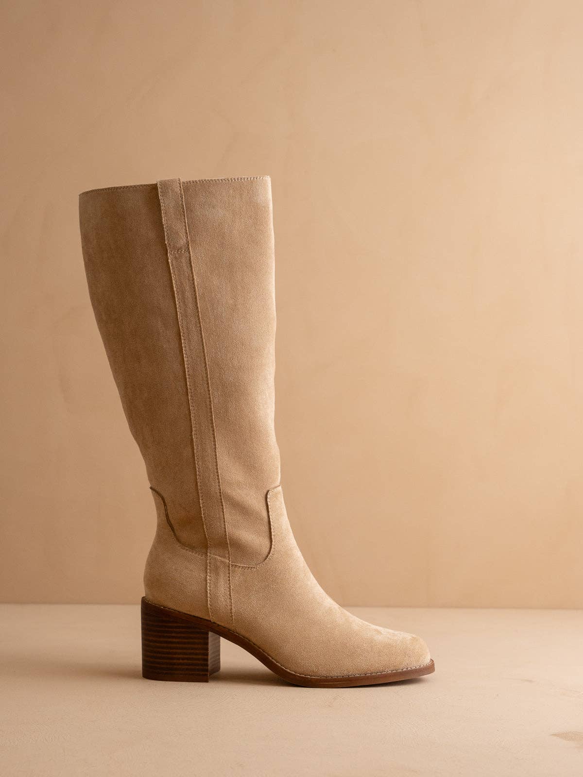 The Harriet | Almond Tall Riding Boot