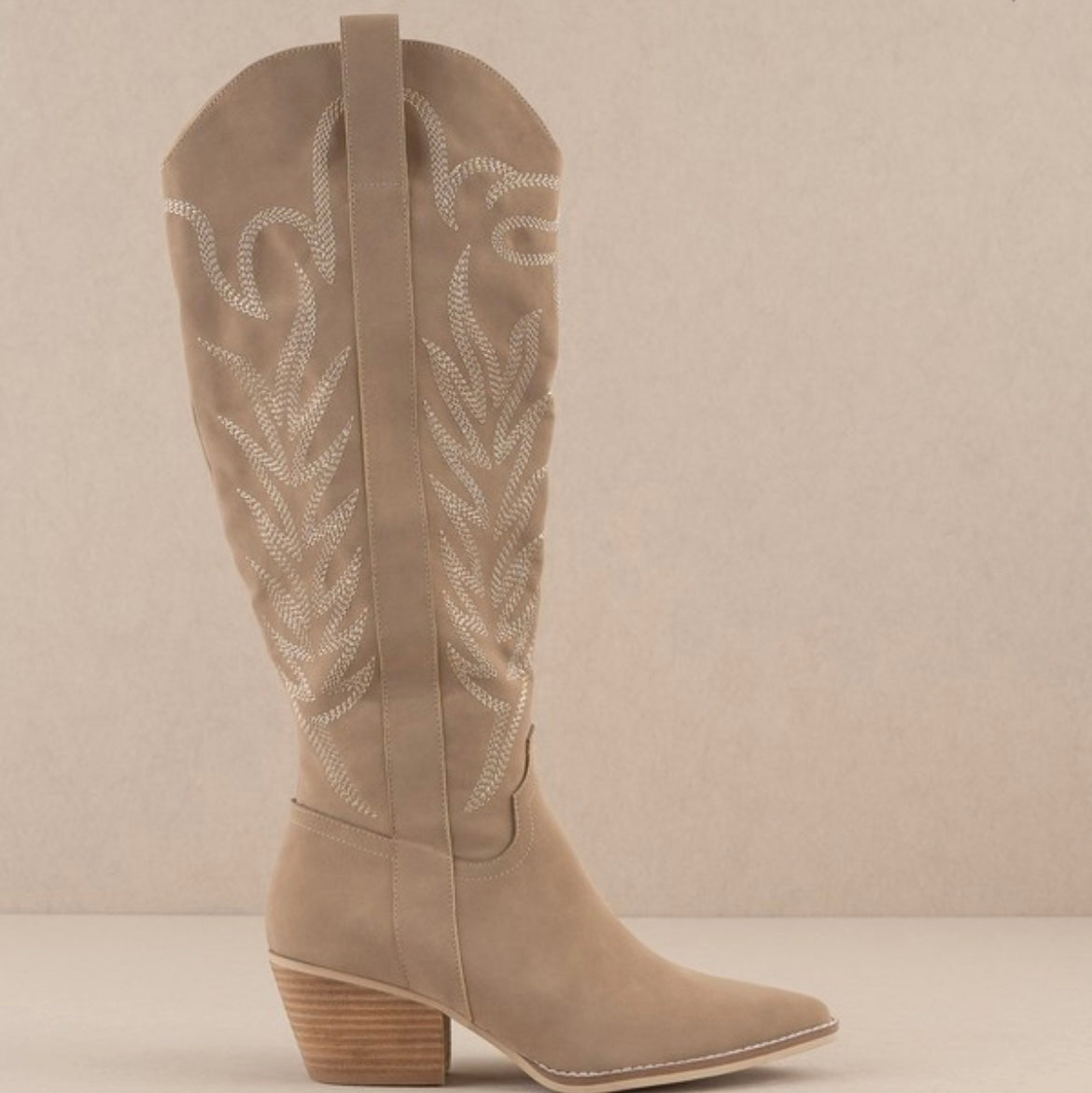 Samara Cedar Tall Western Boots