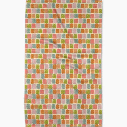 Beachy Tile Kitchen Tea Towel