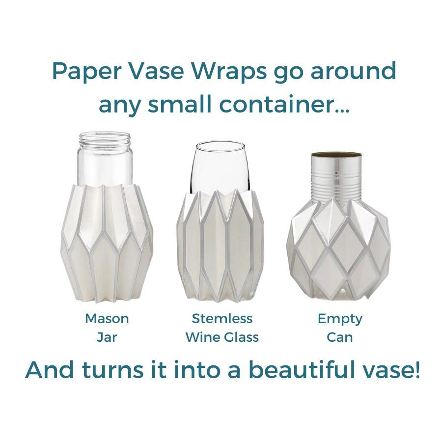 Tiffany Paper Vase Wraps