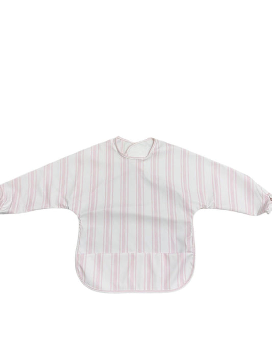 Light Pink Stripe Catch All Bib