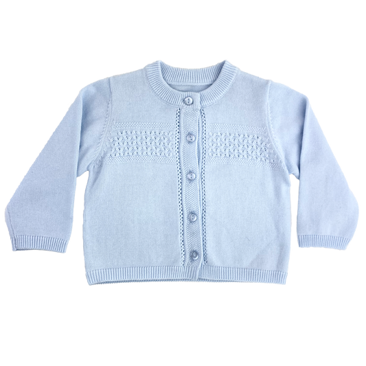 Blue Diamond Lightweight Knit Cardigan