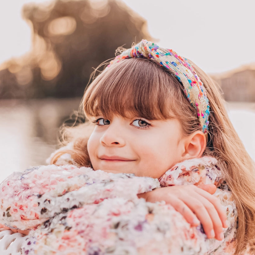 Girl’s Gold Confetti Headband