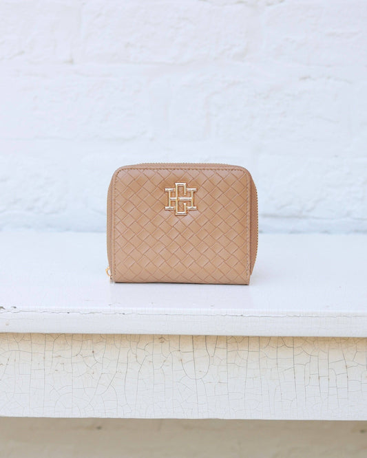 Blakely Wallet - Woven Tan