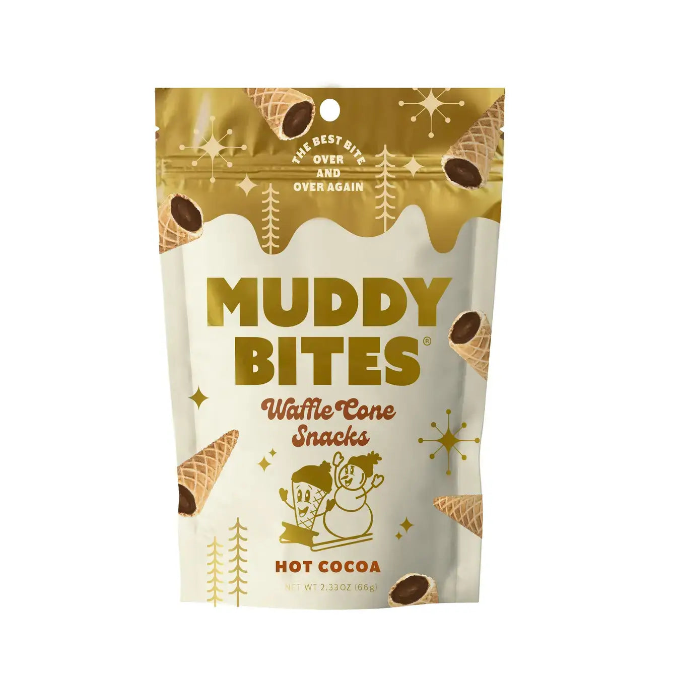 OPEN HOUSE SPECIAL: Muddy Bites Hot Cocoa Waffle Cone Snacks