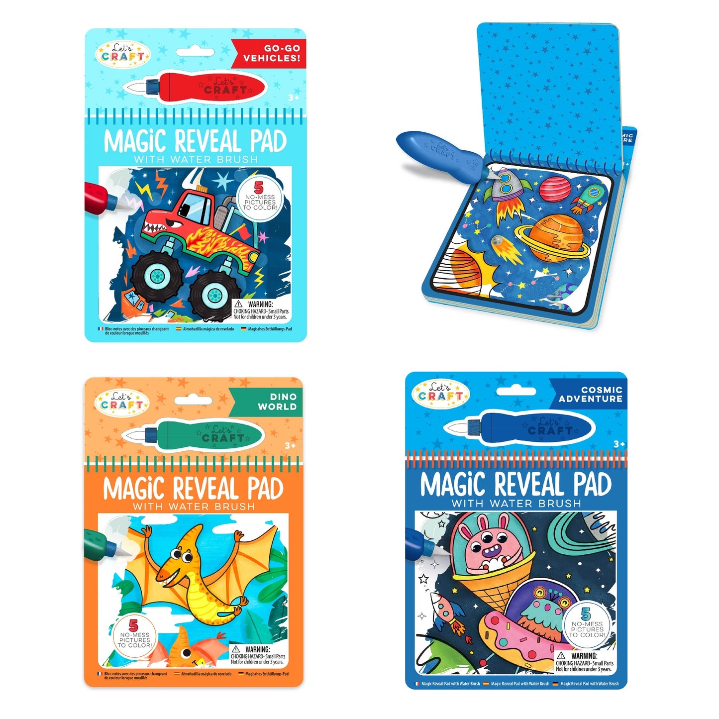 Boys Magic Reveal Pads