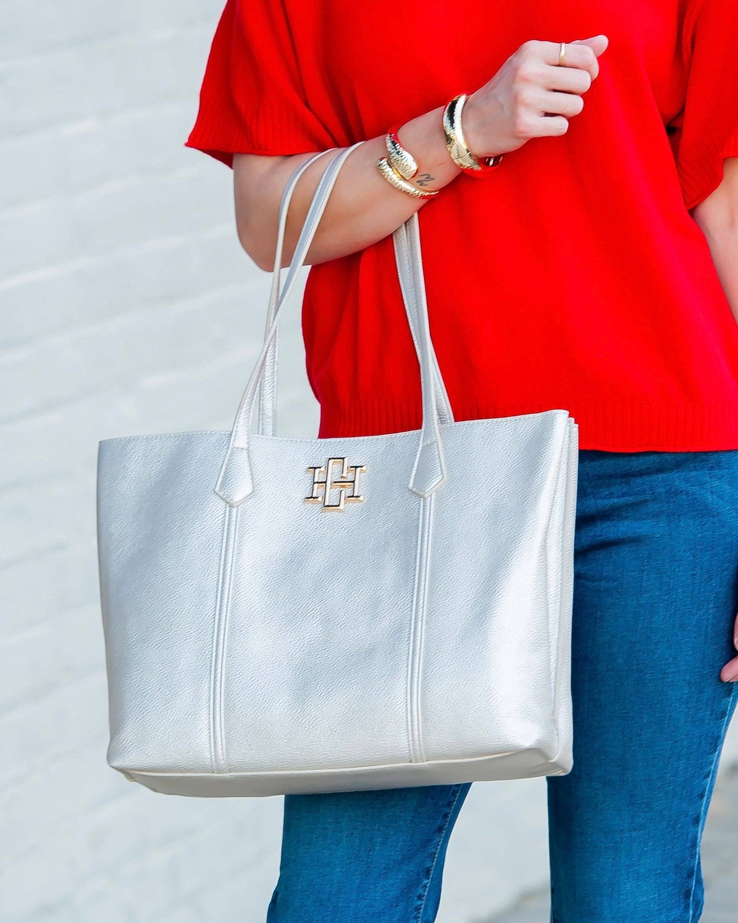 Heath Tote Bag - Pearl