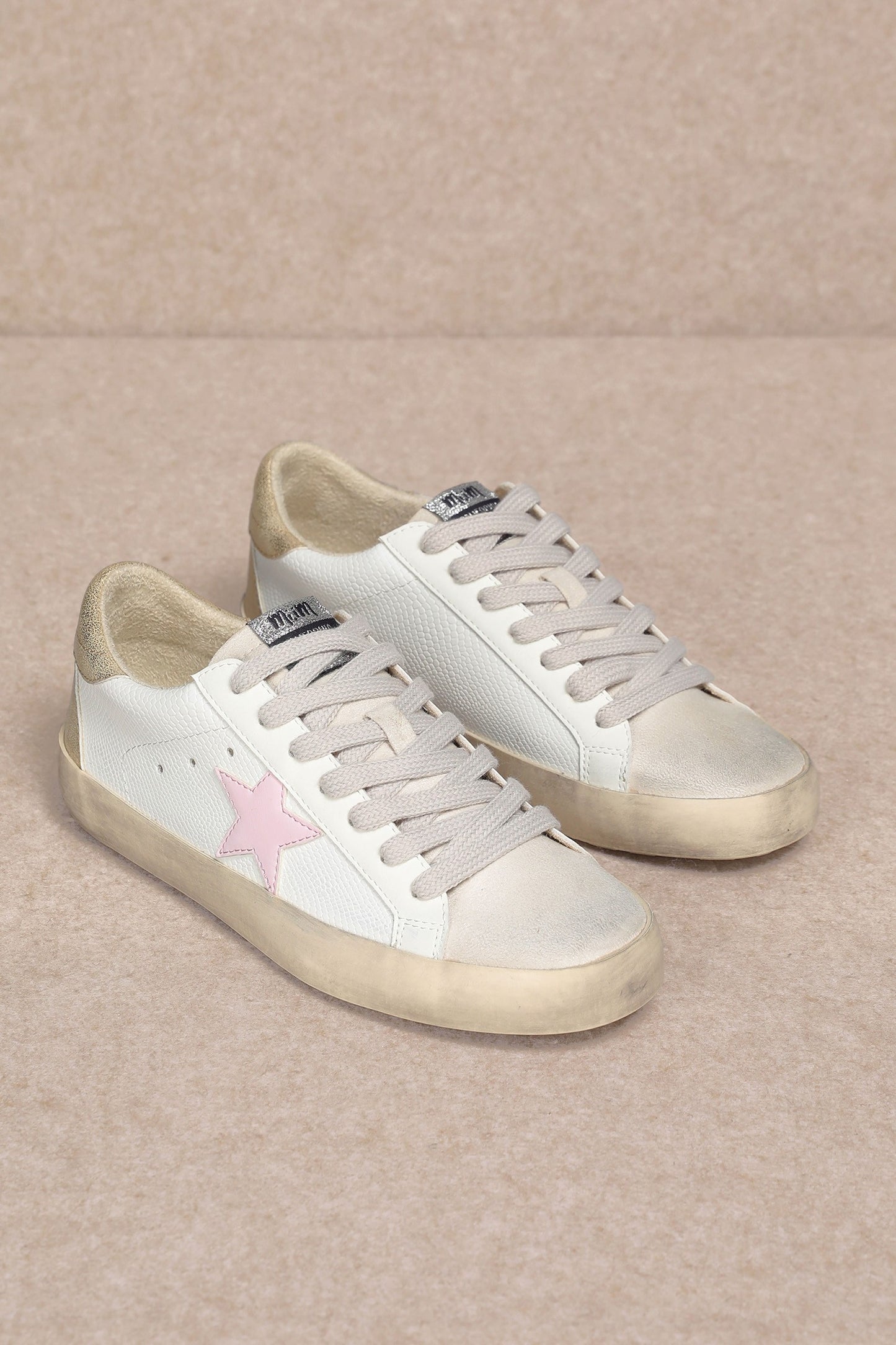 Sofia Pink Star Sneakers