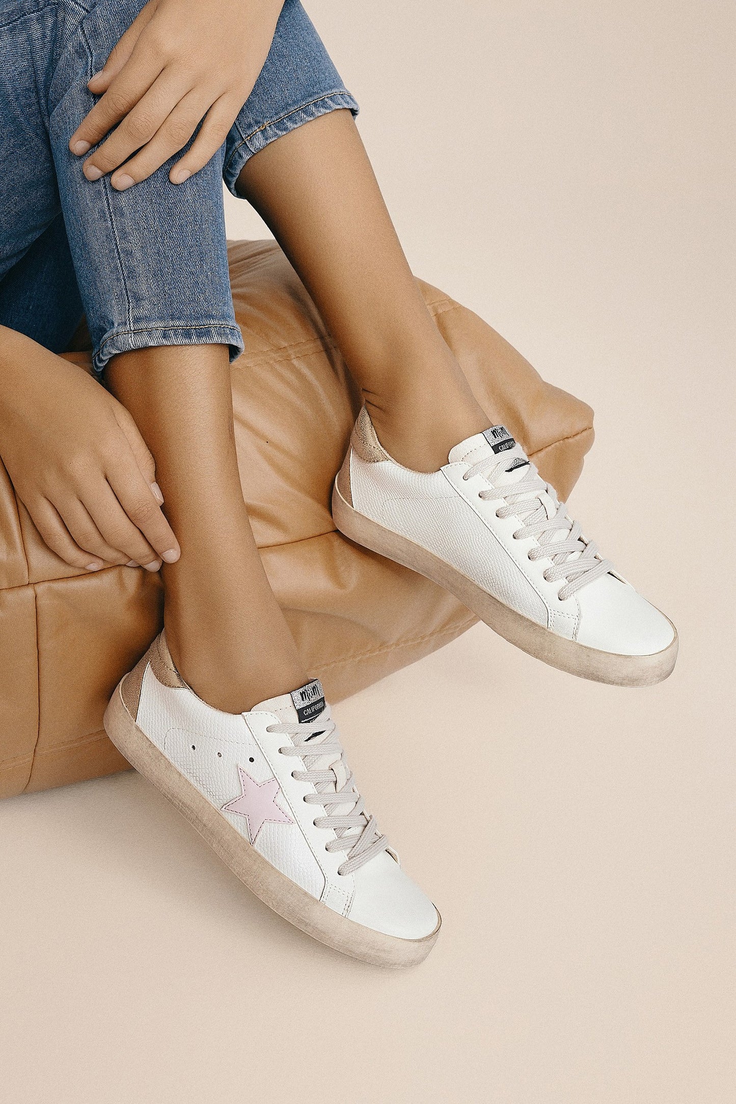 Sofia Pink Star Sneakers