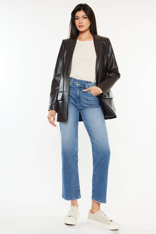 Birmingham High Rise Straight Kancan Jeans