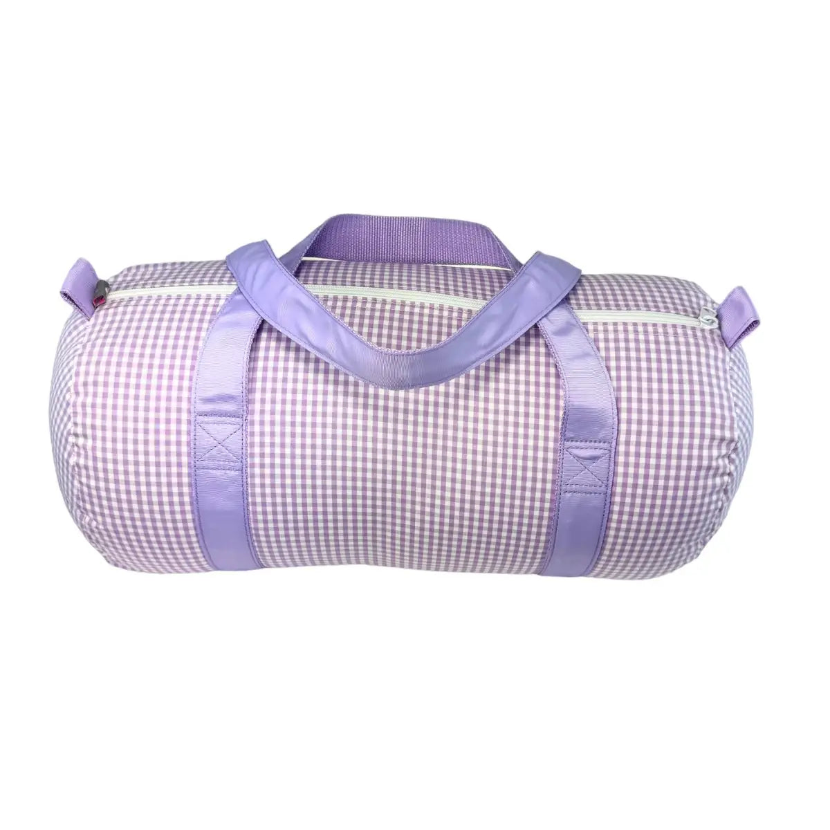Lilac Gingham Duffel