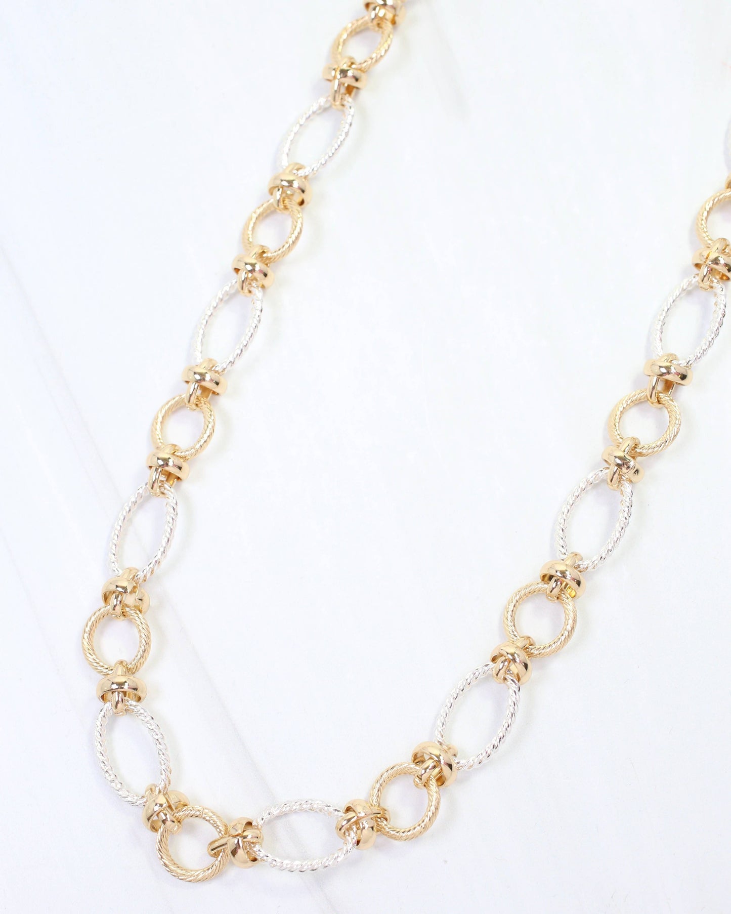 Aventura Link Necklace in Gold/Silver