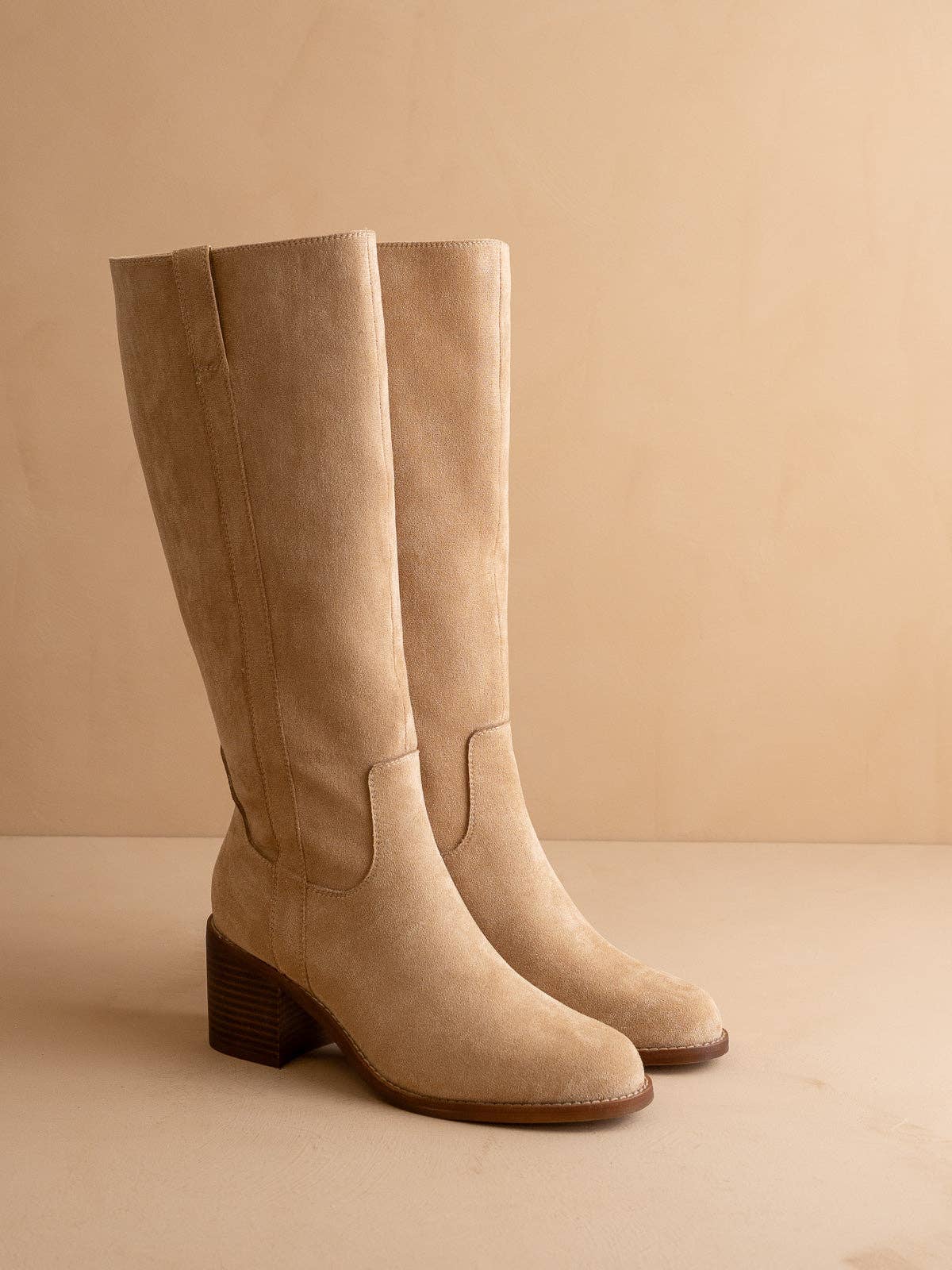 The Harriet | Almond Tall Riding Boot