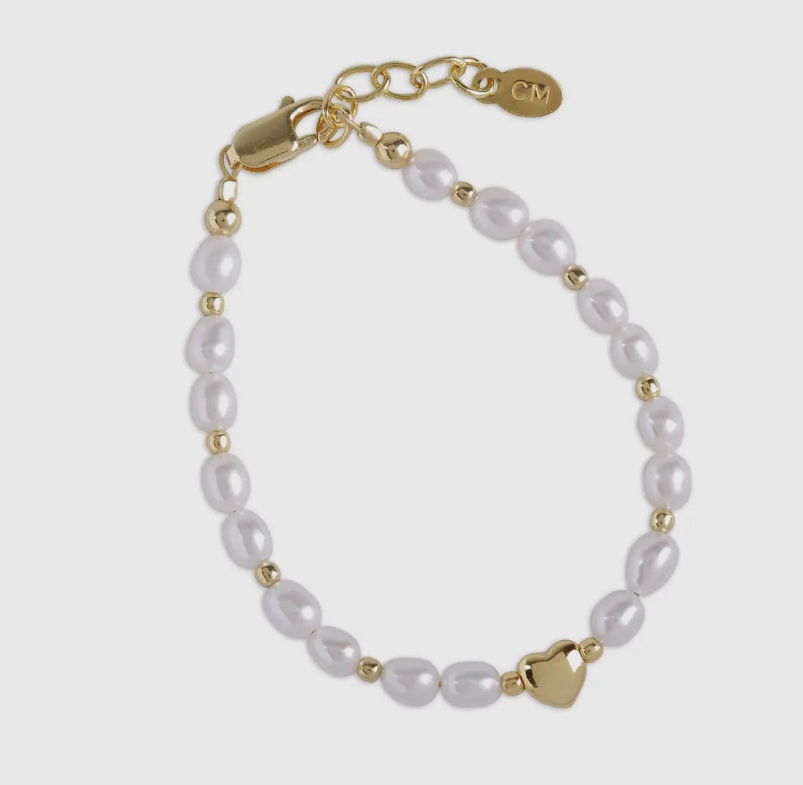 Willow 14K Plated Gold Baby Bracelet