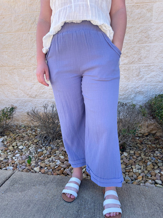 Easy Going Lavender Pants
