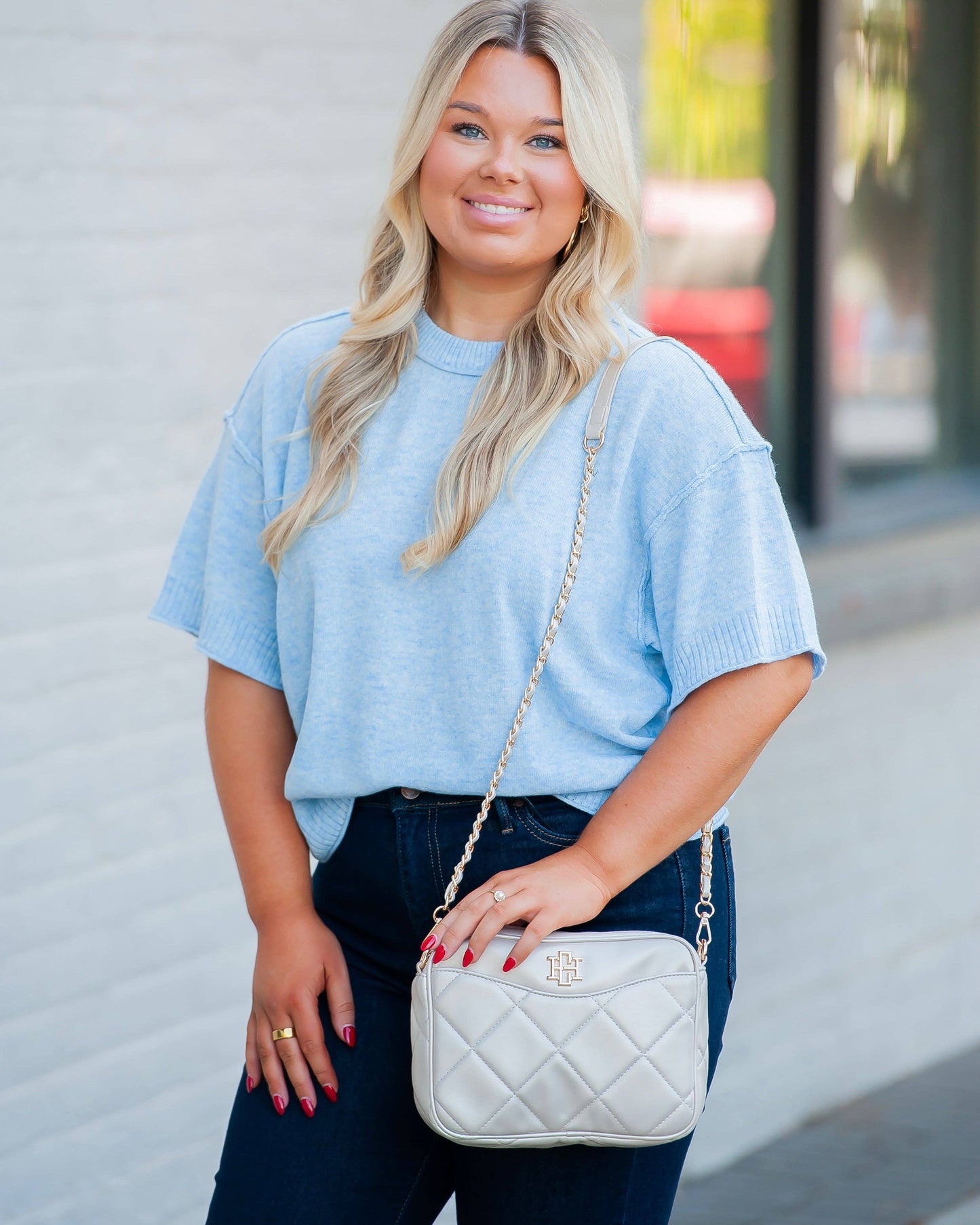 Fiona Crossbody - Pearl