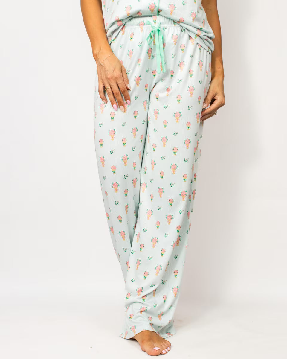 Love Blooms Here Pajama Pants