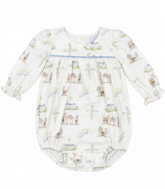 Long Sleeve Abigail Bubble - Away In A Manger