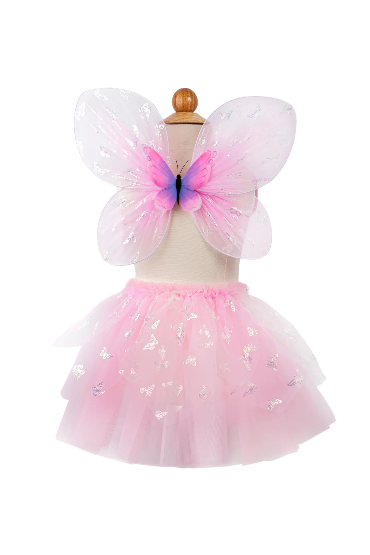 Pink Flutter Butterfly Skirt & Wings