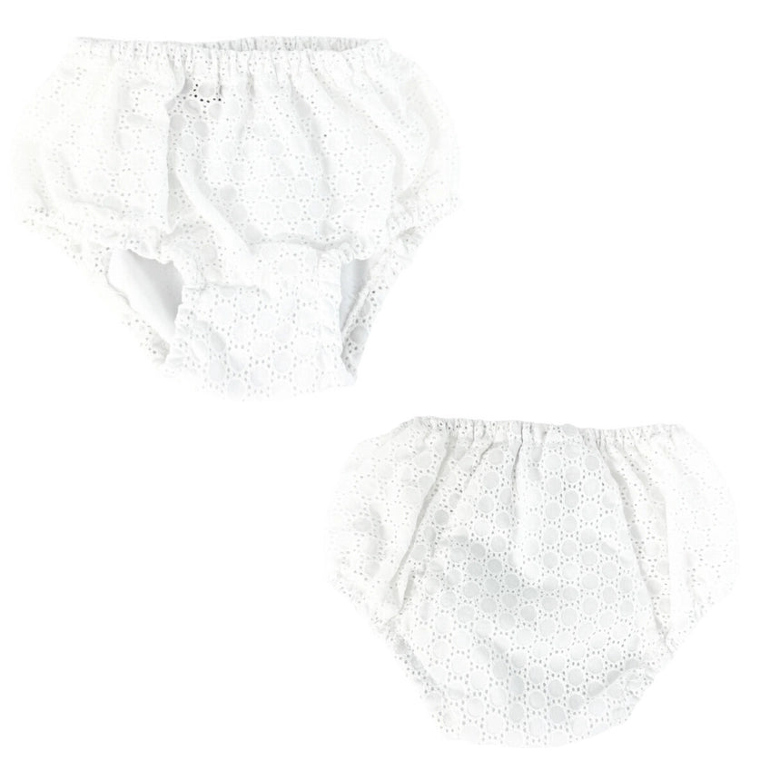 White Eyelet Bloomers