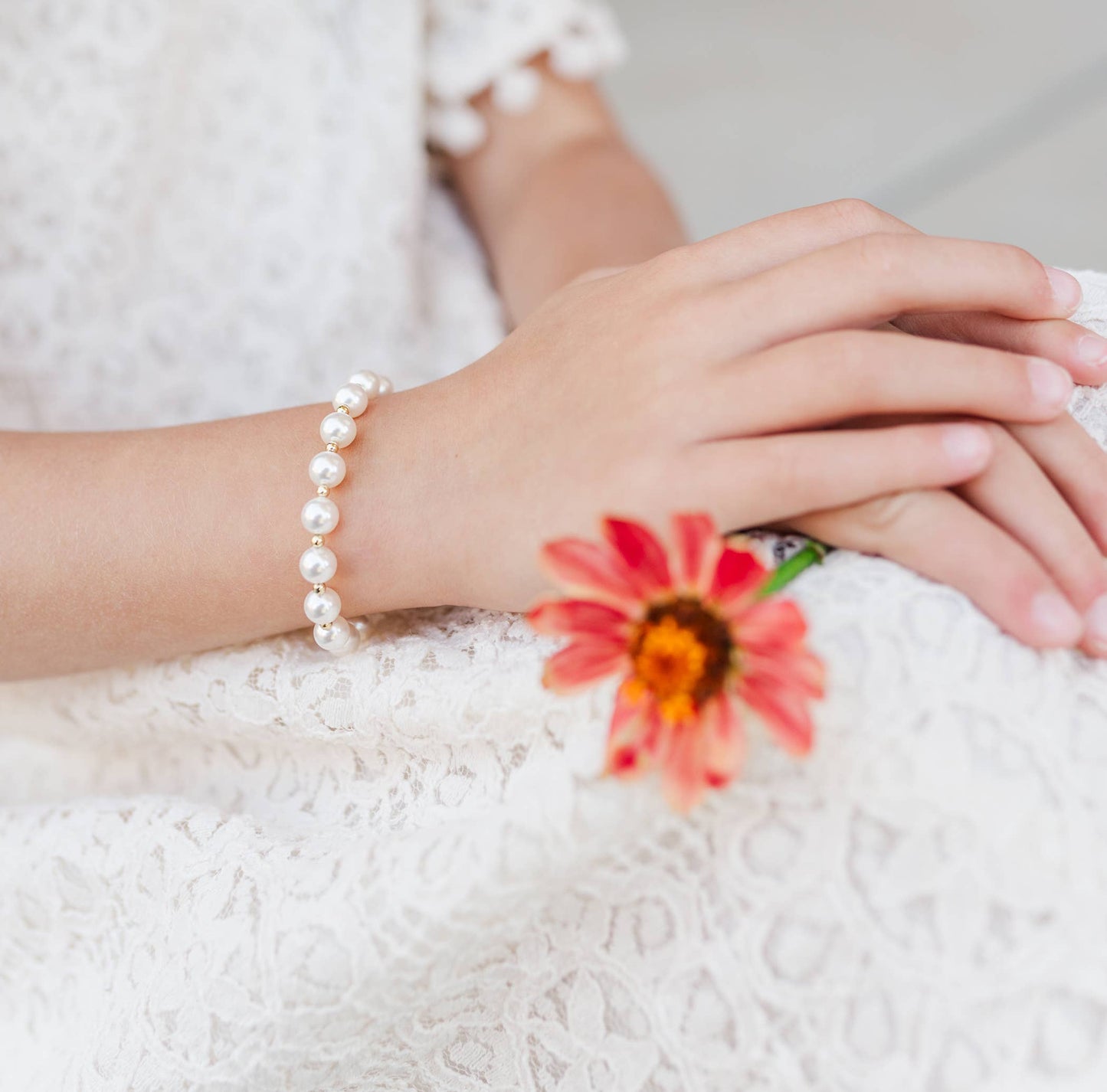 Whitley 14K Gold-Plated Chunky Pearl Bracelet