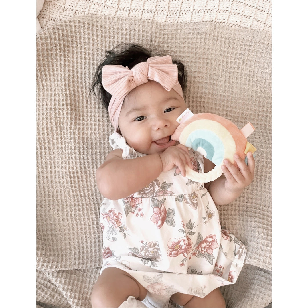 Rainbow Ritzy Rattle Plush Pal Teether