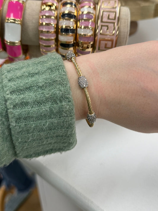 Maggie Gold Cuff Bracelet