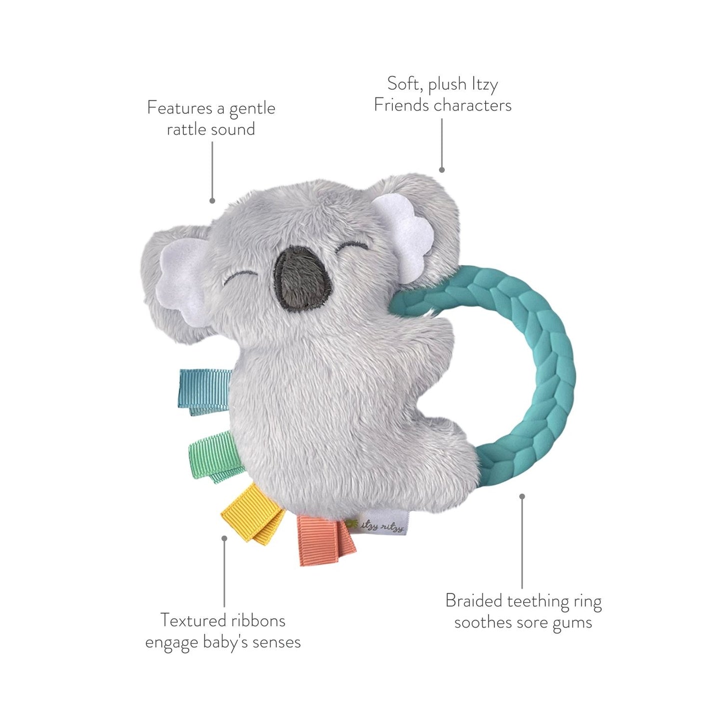 Koala Ritzy Rattle Plush Pal Teether