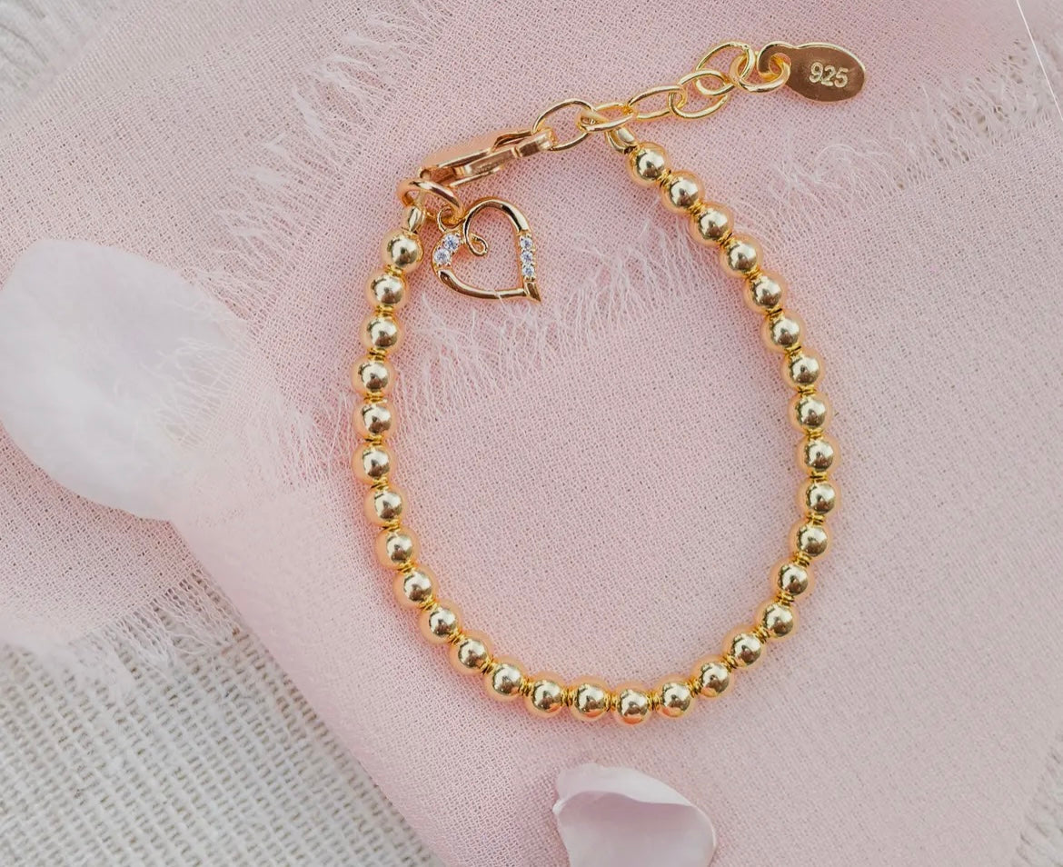 Aria 14K Gold Baby Bracelet