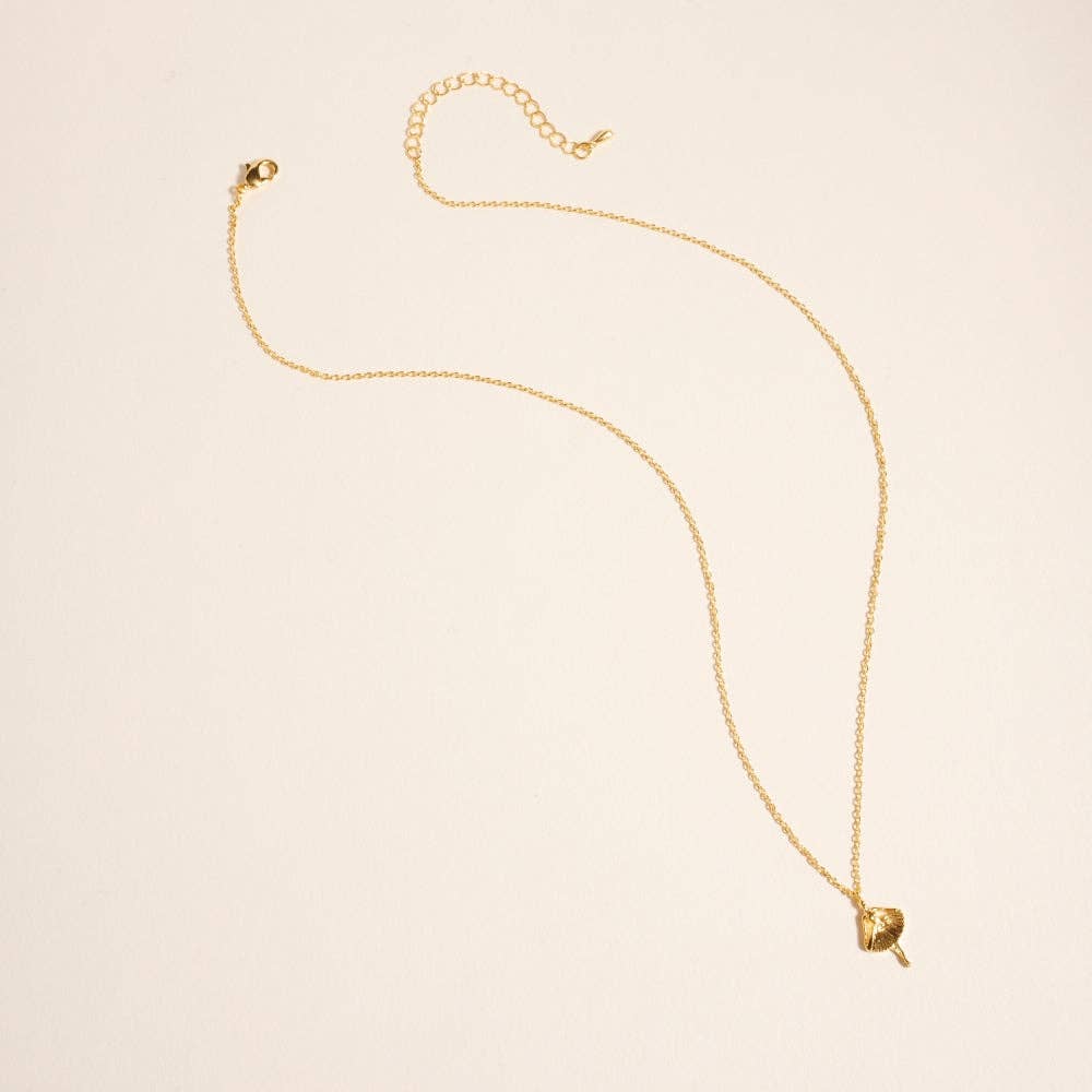 18K Gold Dipped Ballerina Necklace