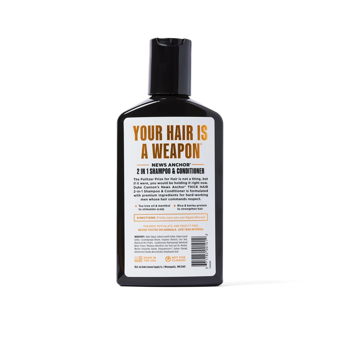 Duke Cannon Bay Rum Hair Wash