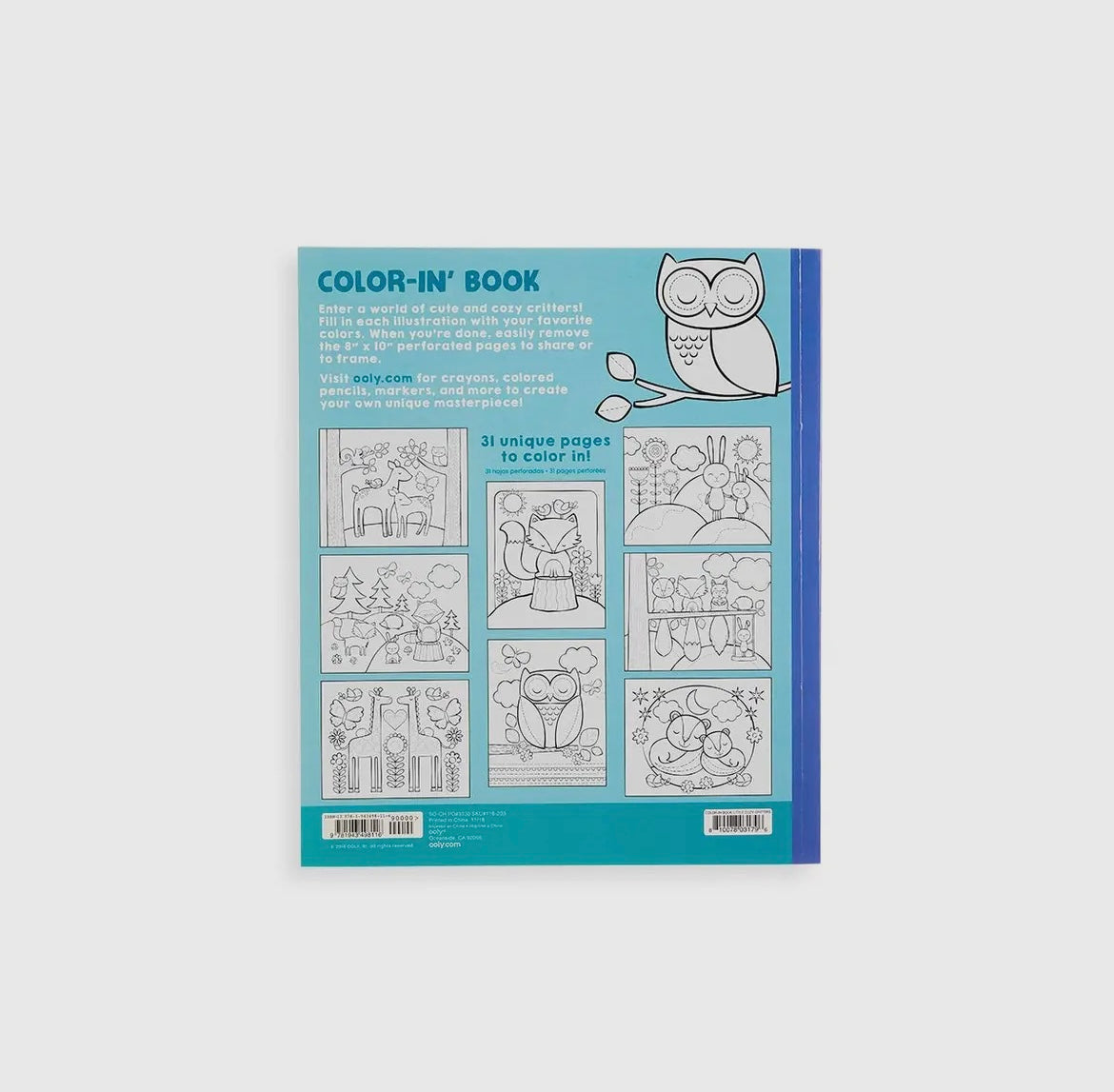 Little Cozy Critters Coloring Book