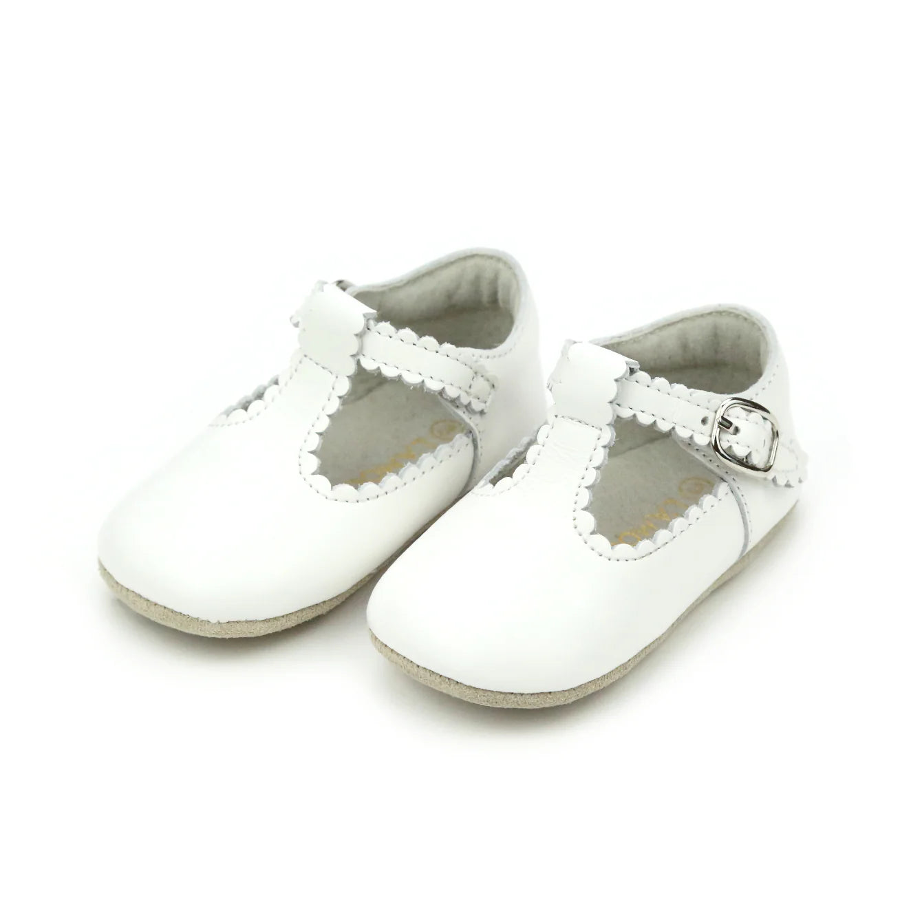 White Elodie Crib Shoes