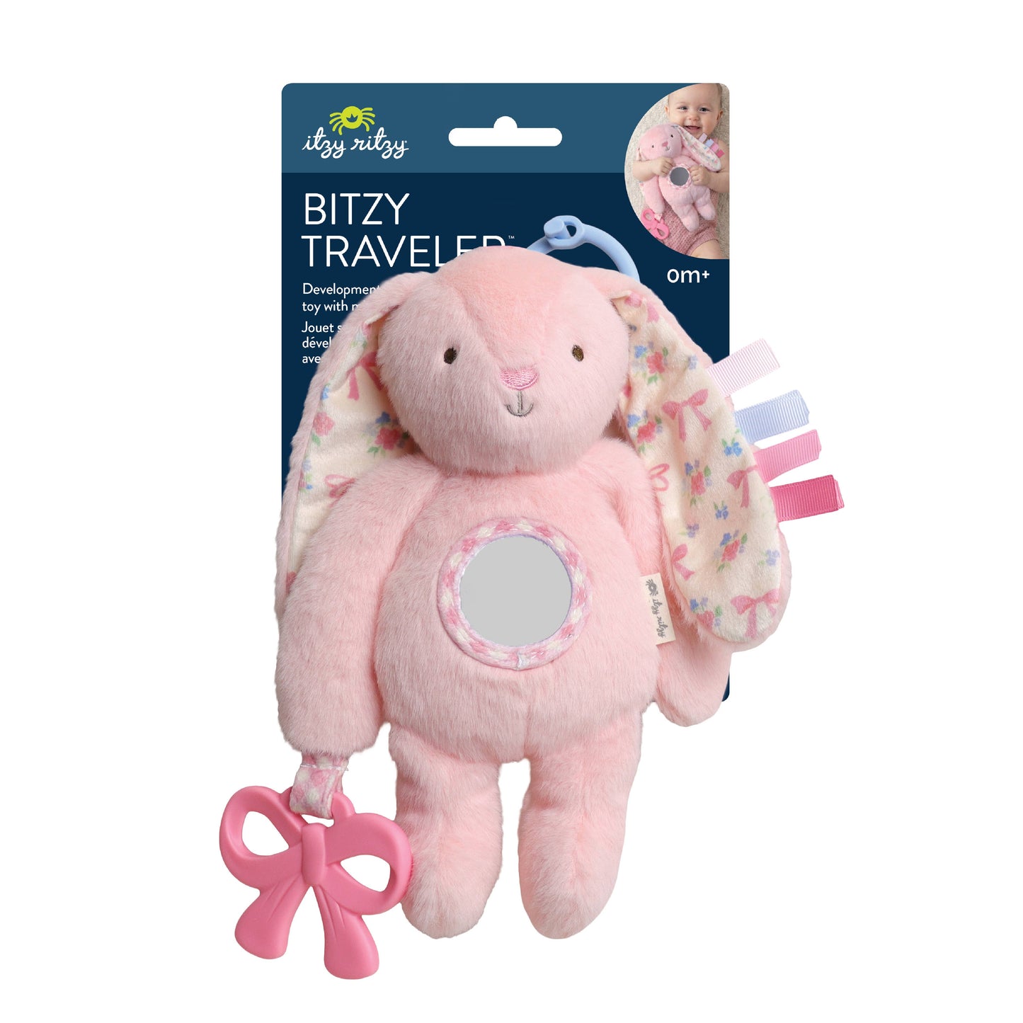 Itzy Ritzy Pink Bunny Bitzy Traveler™