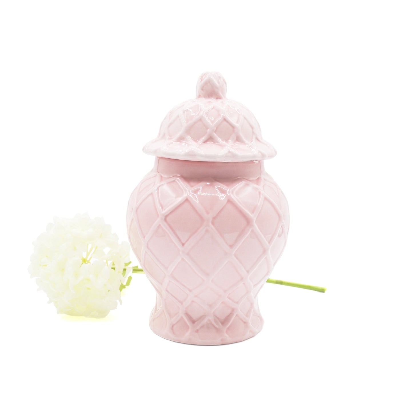 Small Light Pink Ginger Jar