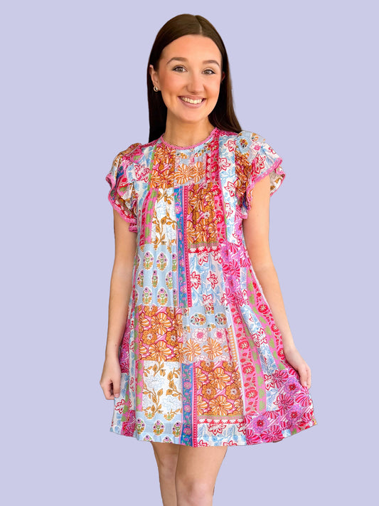 Height Of Summer Patchwork Dress