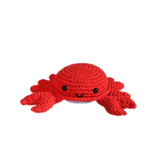 Crab Crochet Rattle