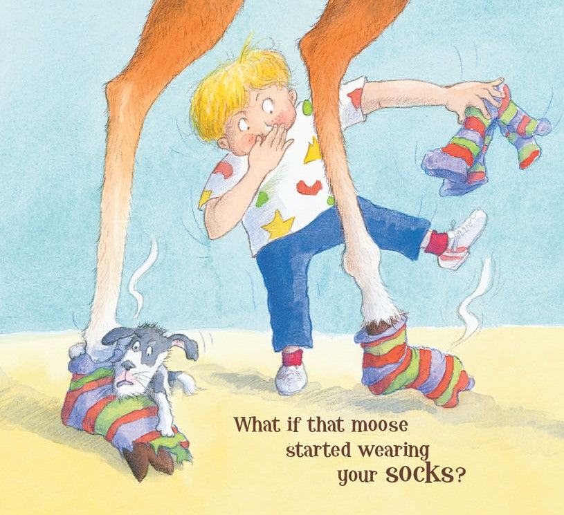 Moose On The Loose Picture Book