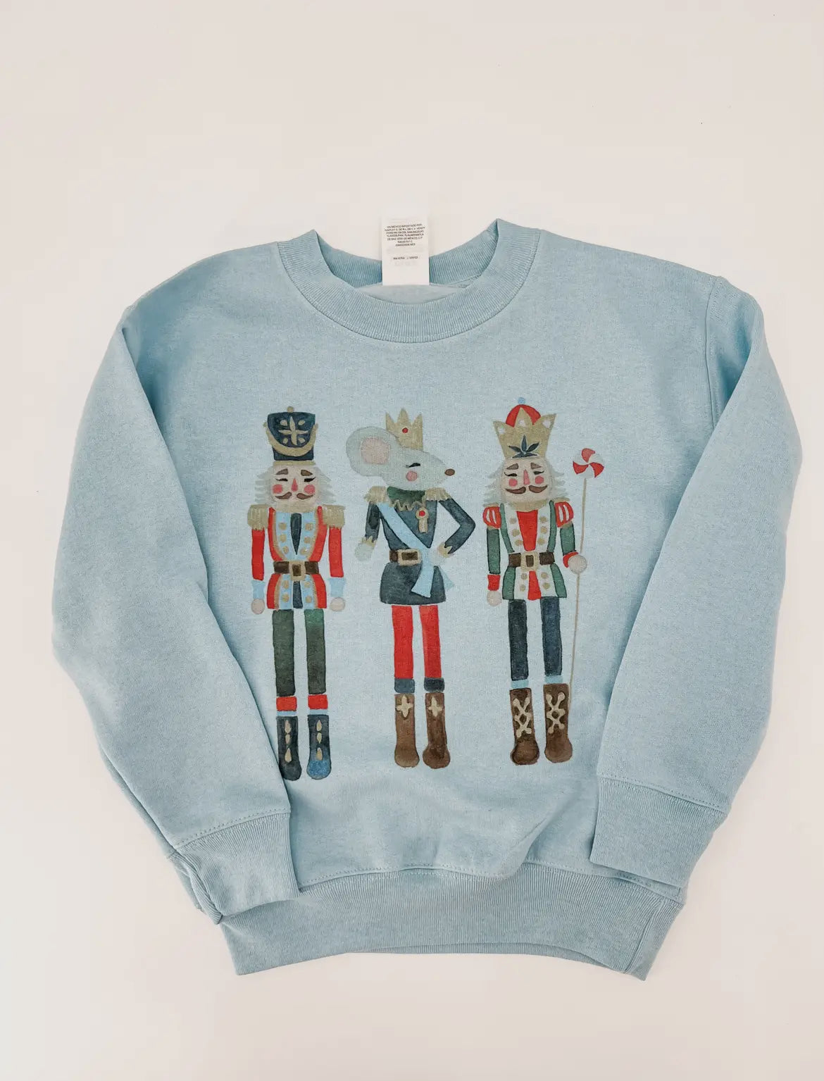 Kids Light Blue Nutcracker Sweatshirt