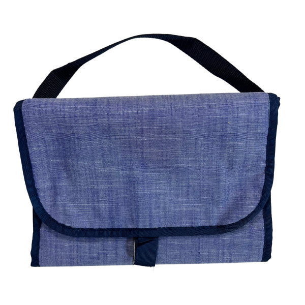 Navy Chambray Hanging Organizer