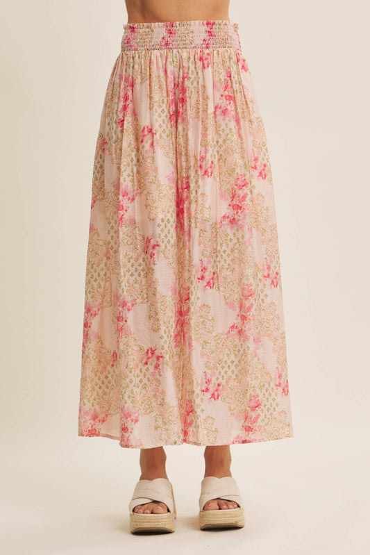 French Country Garden Maxi Skirt