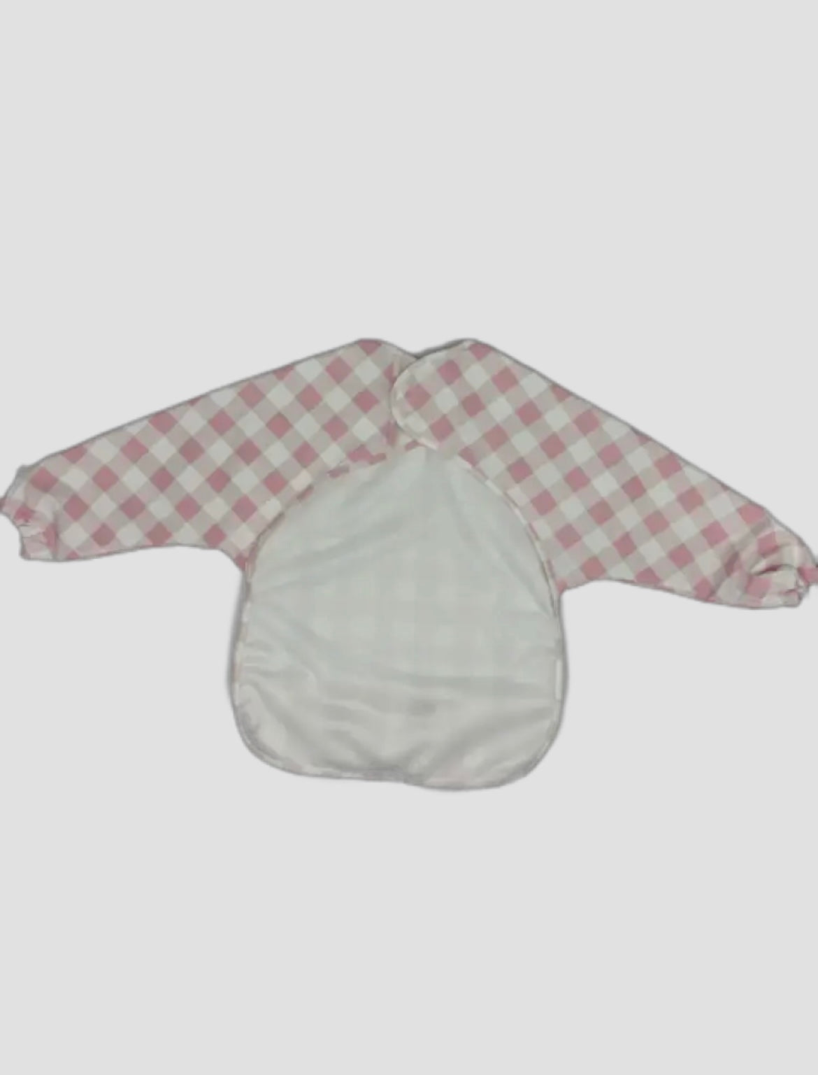 Pink Check Catch All Smock Bib