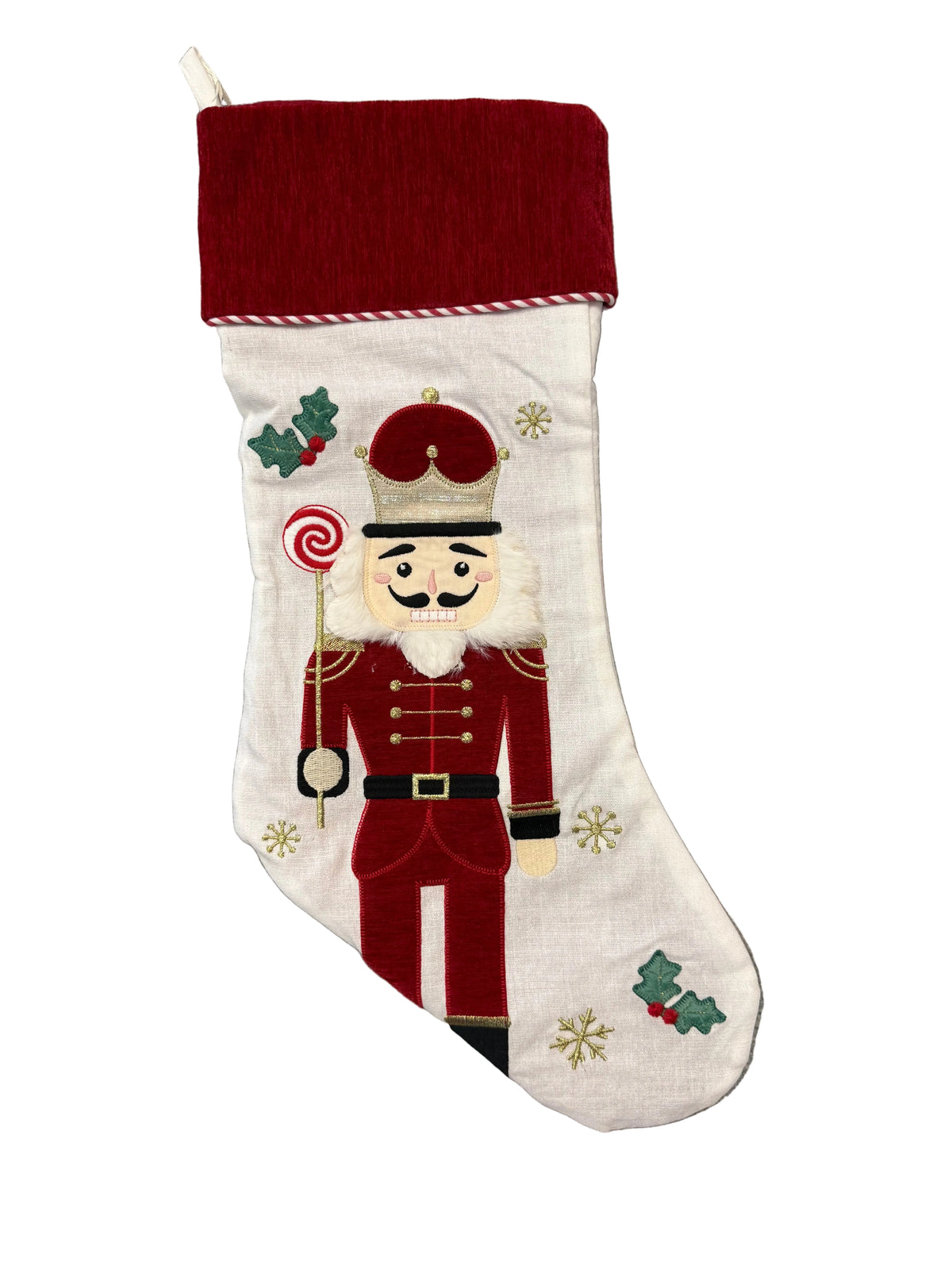Merry Nutcracker Stocking