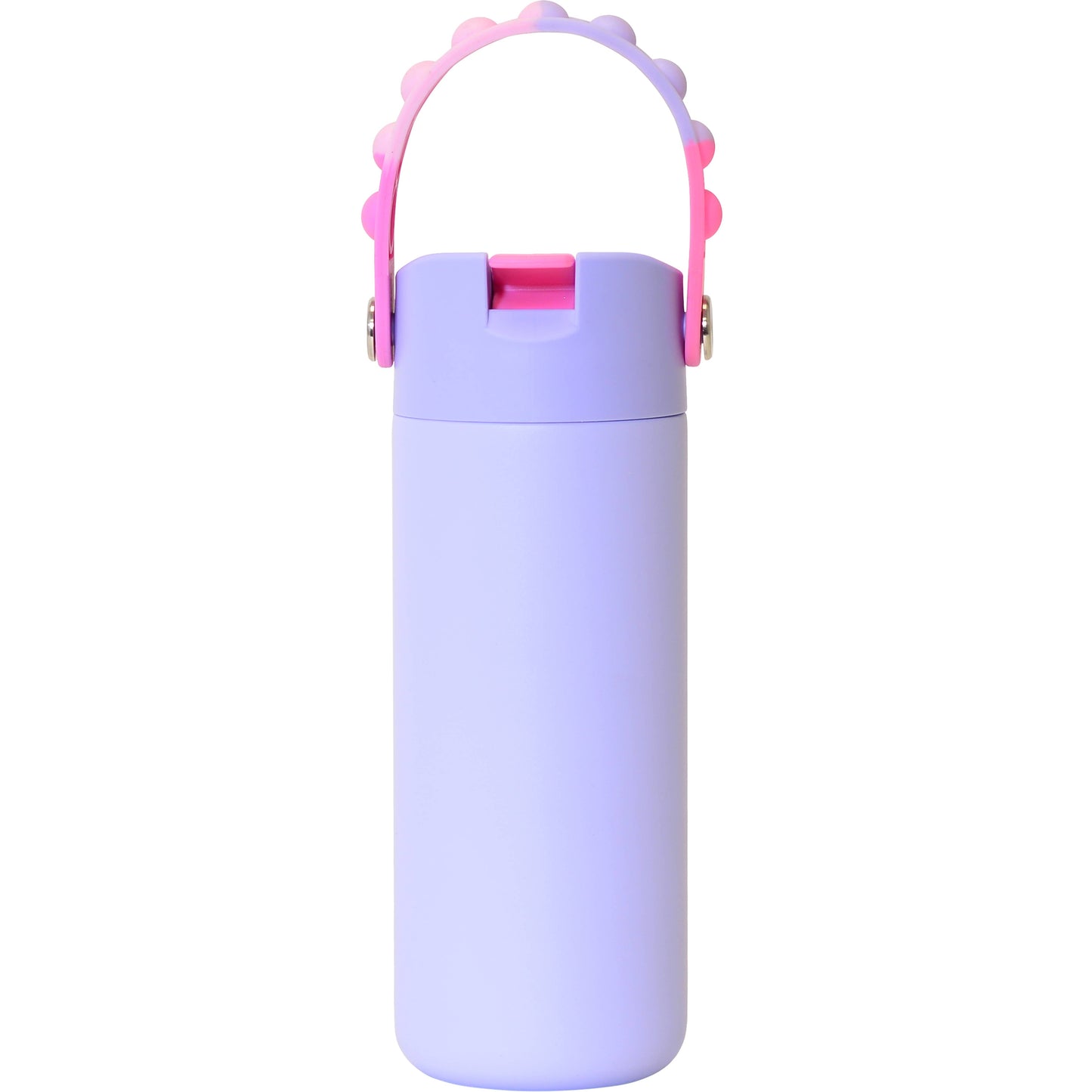 Kids Fidget Handle Water Bottle - Lilac Tie Dye