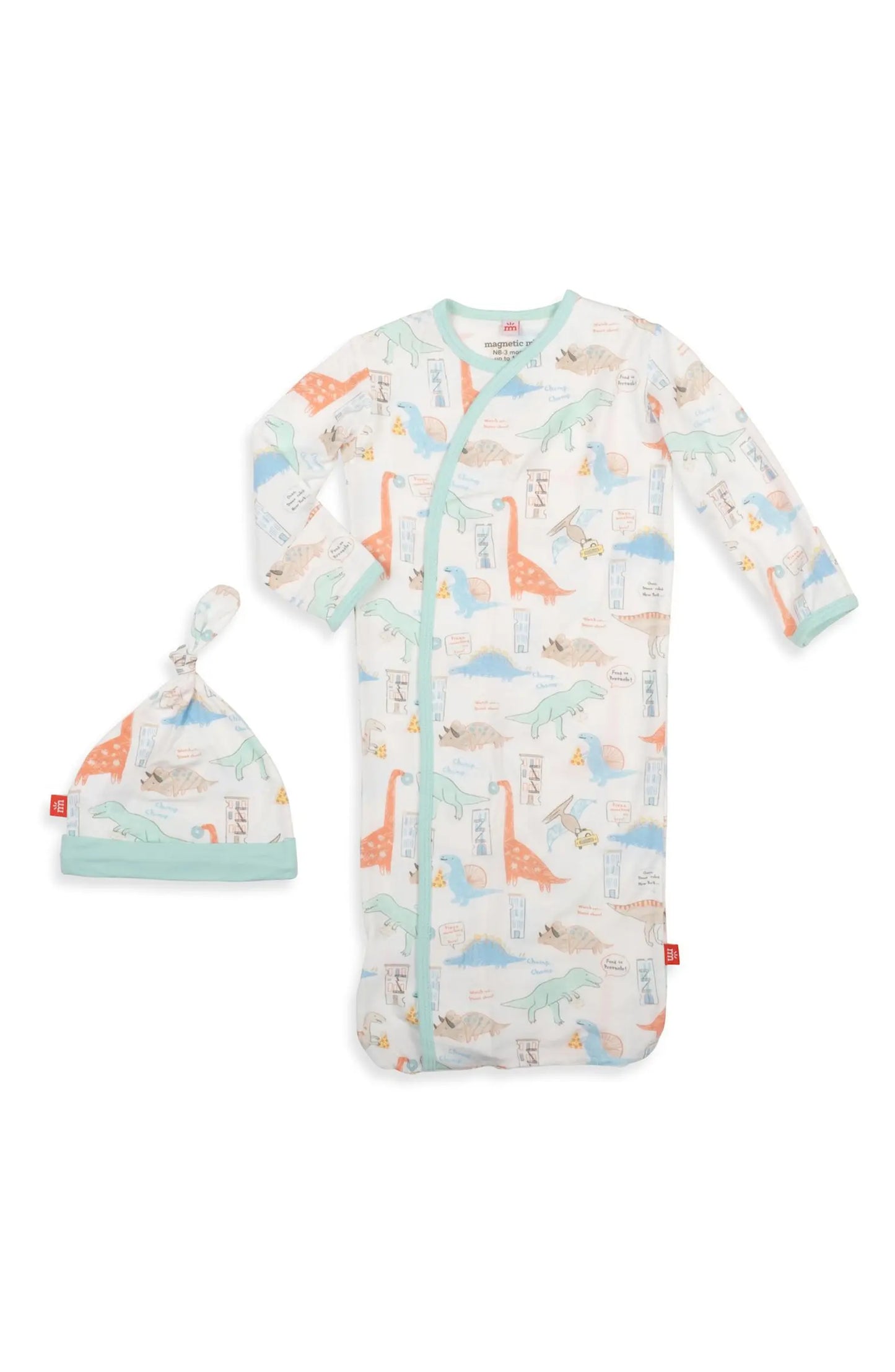 Magnetic Me Dino Gown & Hat Set